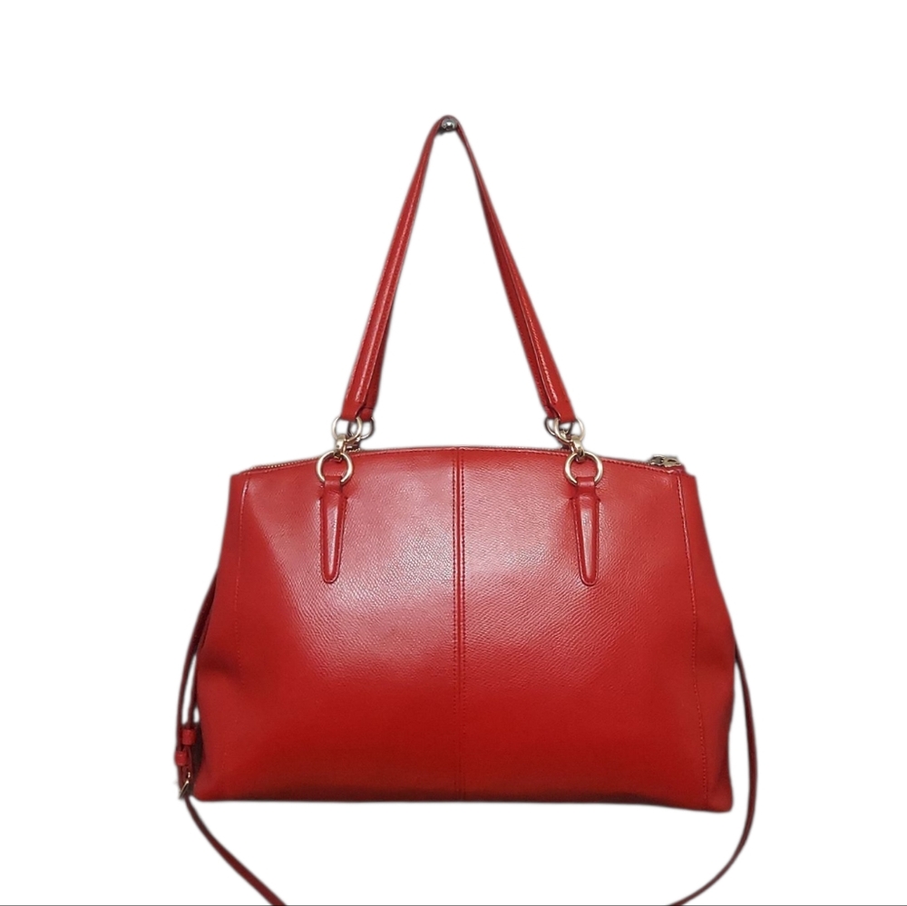 Coach Christie Crossgrain Leather Shoulder Bag Great Condition - Picture 5 of 13